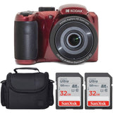 Kodak PIXPRO AZ255 Digital Camera + Accessory Bundle