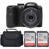 Kodak PIXPRO AZ255 Digital Camera + Accessory Bundle