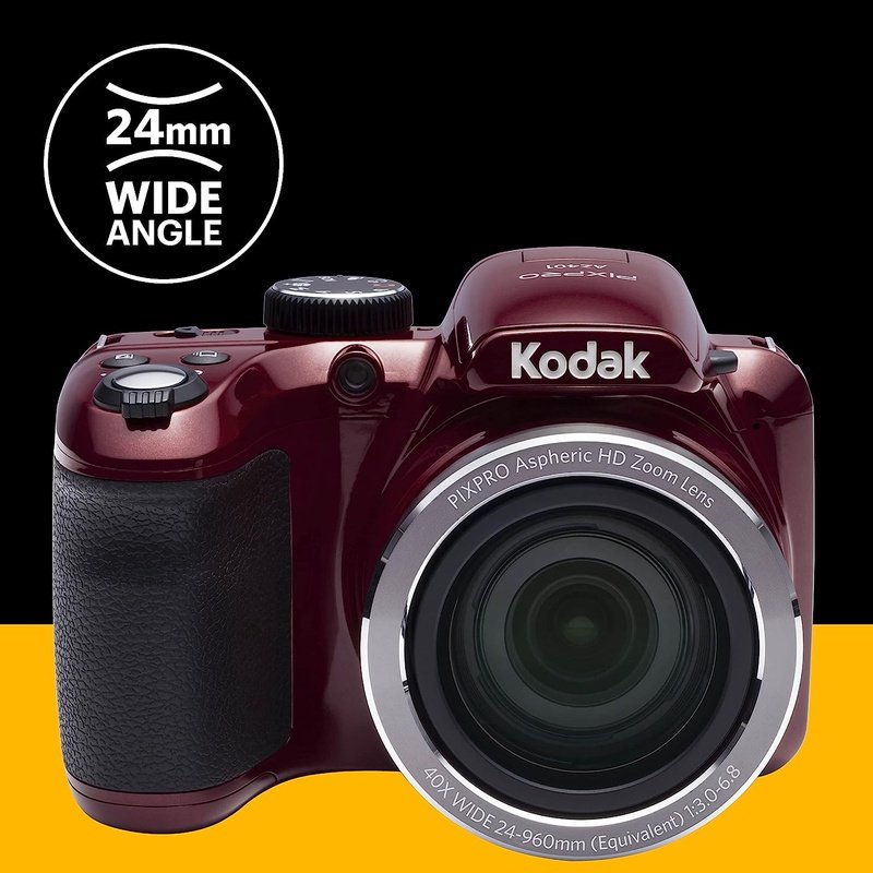 Kodak PIXPRO AZ401 16MP Point & Shoot Digital Camera with 3" LCD