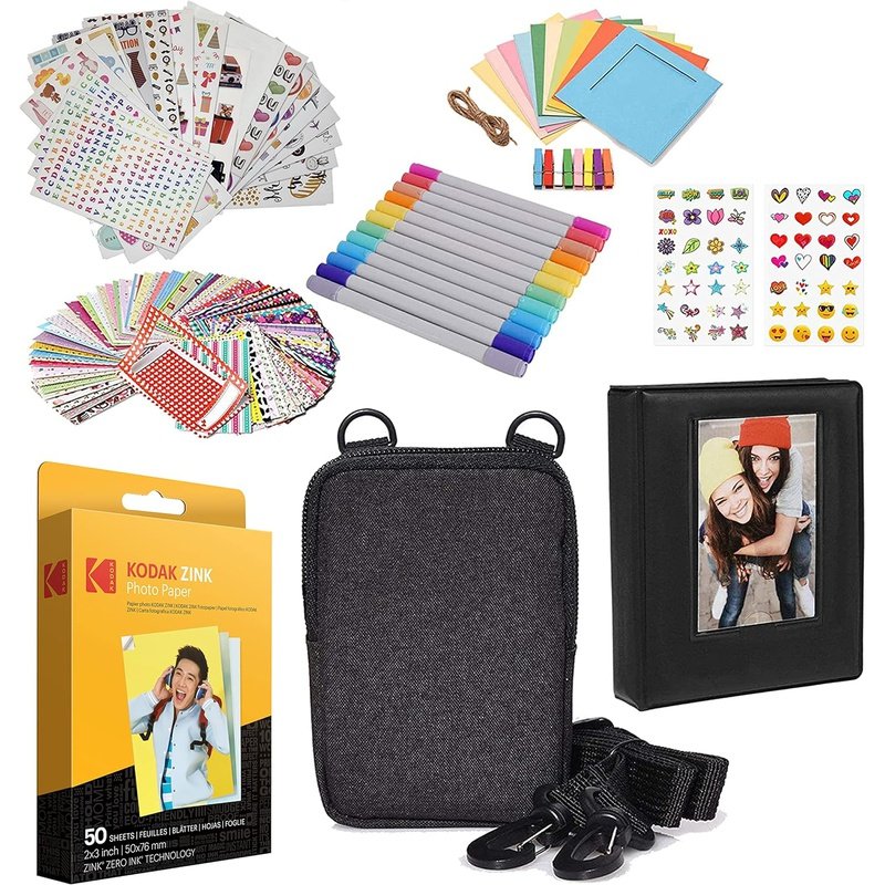 Kodak Premium Zink Photo Paper 2x3in, Sheets, Sticker or Bundle