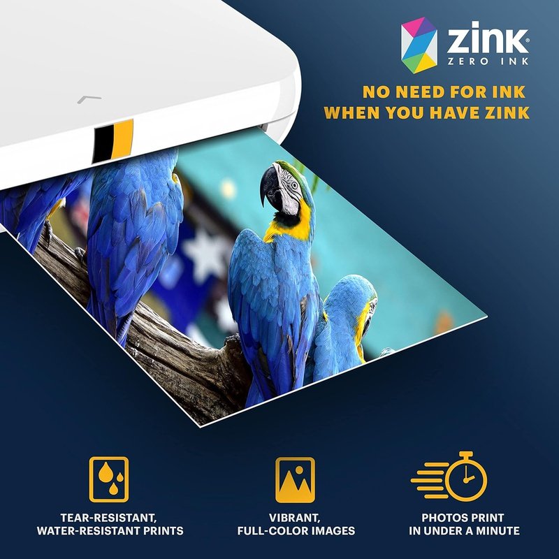 Kodak Premium Zink Photo Paper 2x3in, Sheets, Sticker or Bundle