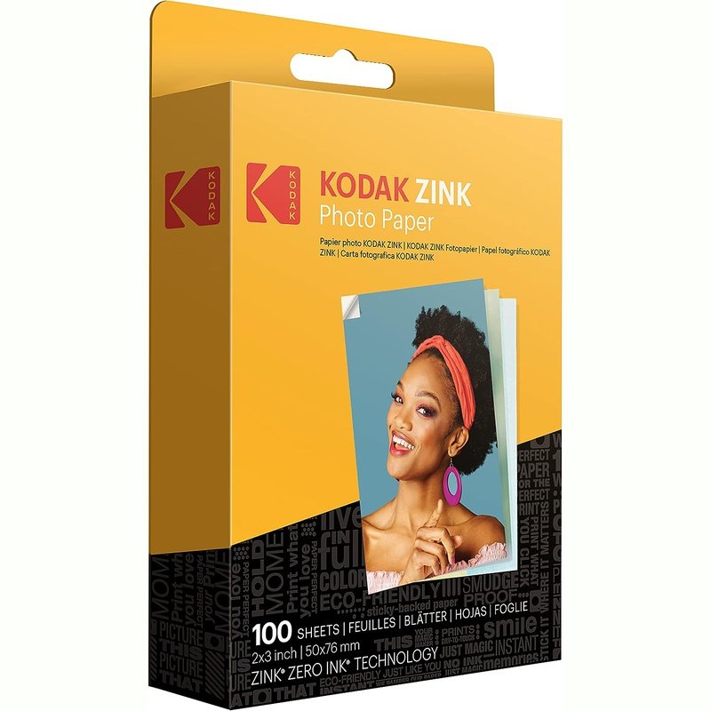 Kodak Premium Zink Photo Paper 2x3in, Sheets, Sticker or Bundle