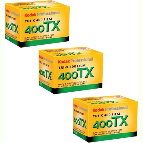 Kodak Tri-X 400TX Professional Black and White Film ISO 400, 35mm, 24 Exposures, 3 Pack