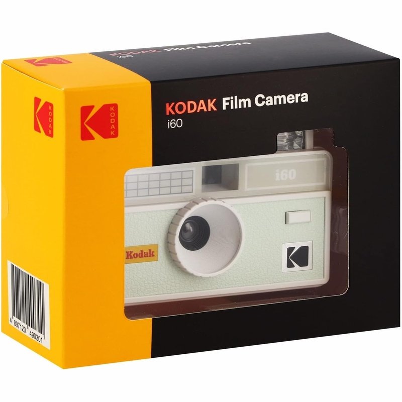 Kodak i60 Reusable 35mm Film Camera, Retro Style, Bud Green