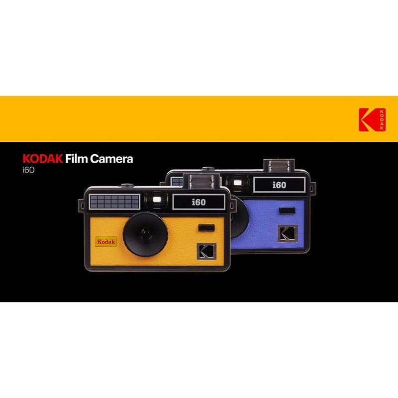 Kodak i60 Reusable 35mm Film Camera, Retro Style, Yellow