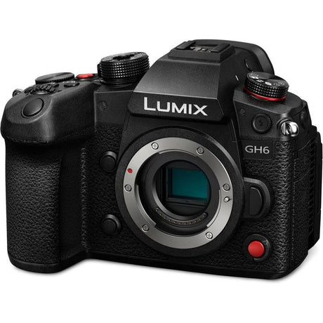 LUMIX GH6 Mirrorless Camera Body 25.2MP 4K 120P DC-GH6BODY Bundle