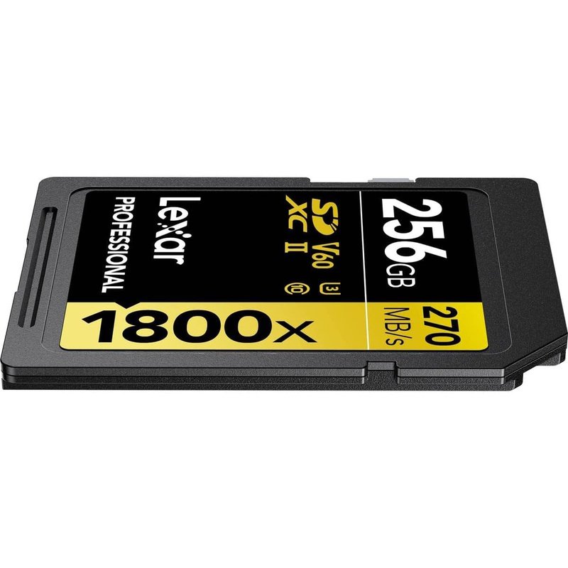 Lexar Pro SDXC Gold Series 1800X 256GB Memory Card