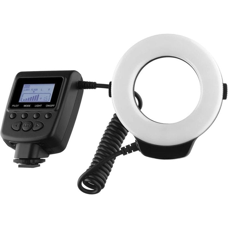Macro Ringlight Flash w/LED Display for Canon EOS Rebel T100