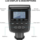 Macro Ringlight Flash w/LED Display for FujiFilm X-S20