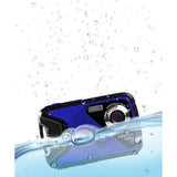 Minolta MN30WP 21MP 1080P HD Waterproof Digital Camera - Blue