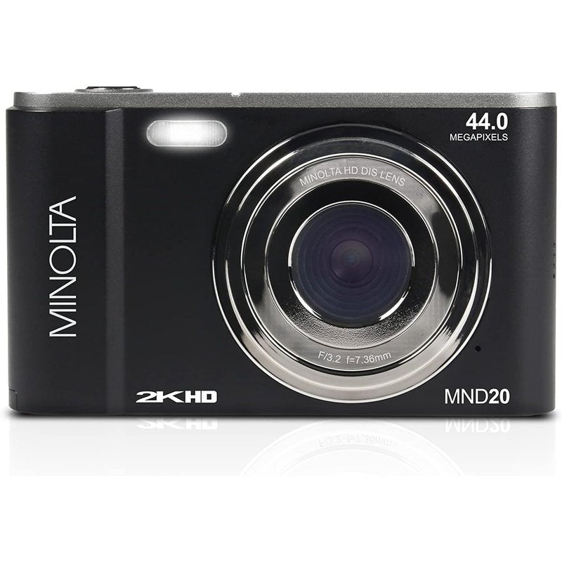 Minolta MND20-BK 44MP 2.7K Ultra HD Digital Camera Black