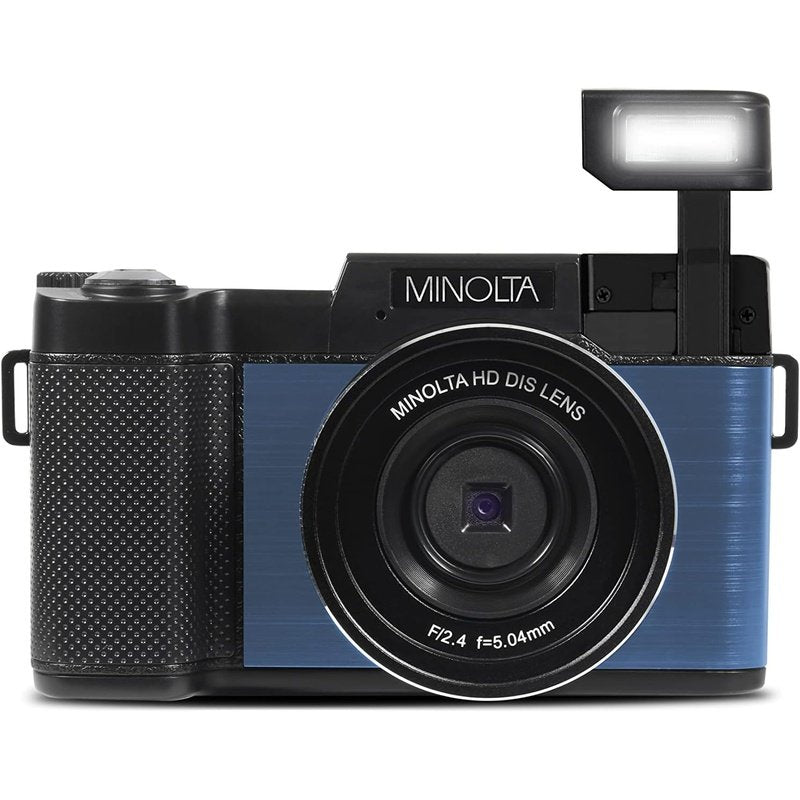 Minolta MND30 30MP 2.7K Ultra HD Digital Camera Blue