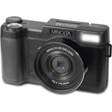 Minolta MND30 30MP 2.7K Ultra HD Digital Camera Black