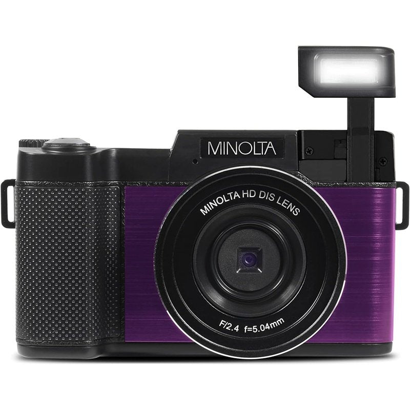 Minolta MND30 30MP 2.7K Ultra HD Digital Camera Purple
