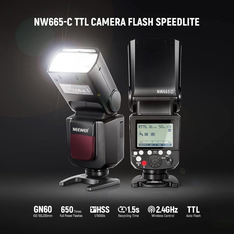 Neewer NW665-C E-TTL II Speedlite Flash for Canon