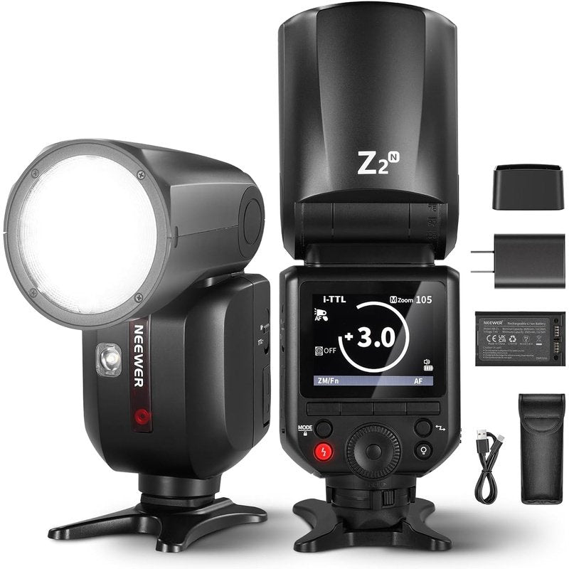 Neewer Z2-C TTL Round Head Flash Speedlite For Canon