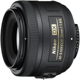 Nikon AF-S DX Nikkor 35mm F/1.8G Lens Bundle