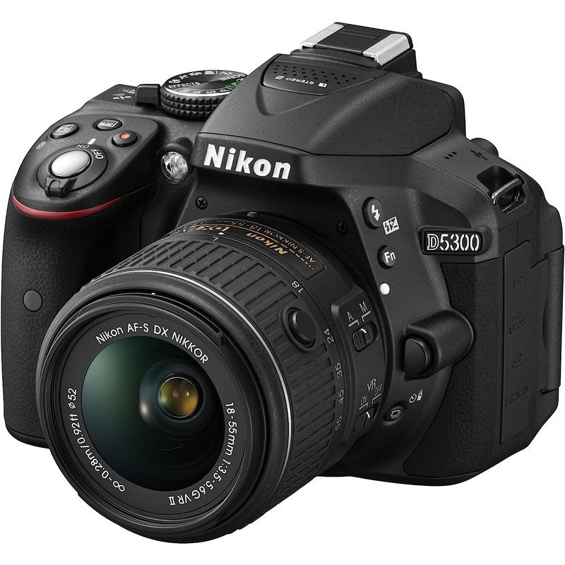 Nikon D5300 DSLR Camera with NIKKOR 18-55mm Lens Kit