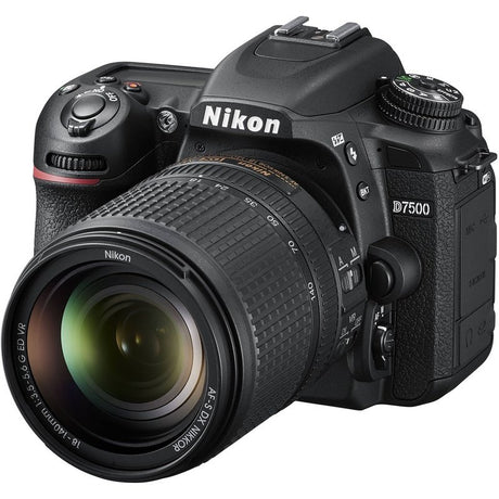 Nikon D7500 DSLR Camera with 18-140mm Lens Intl Model