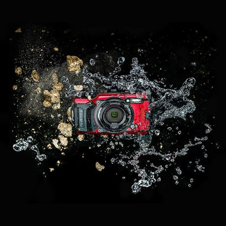 OM System Olympus TG-6 Red Underwater Camera, live for the outdoors