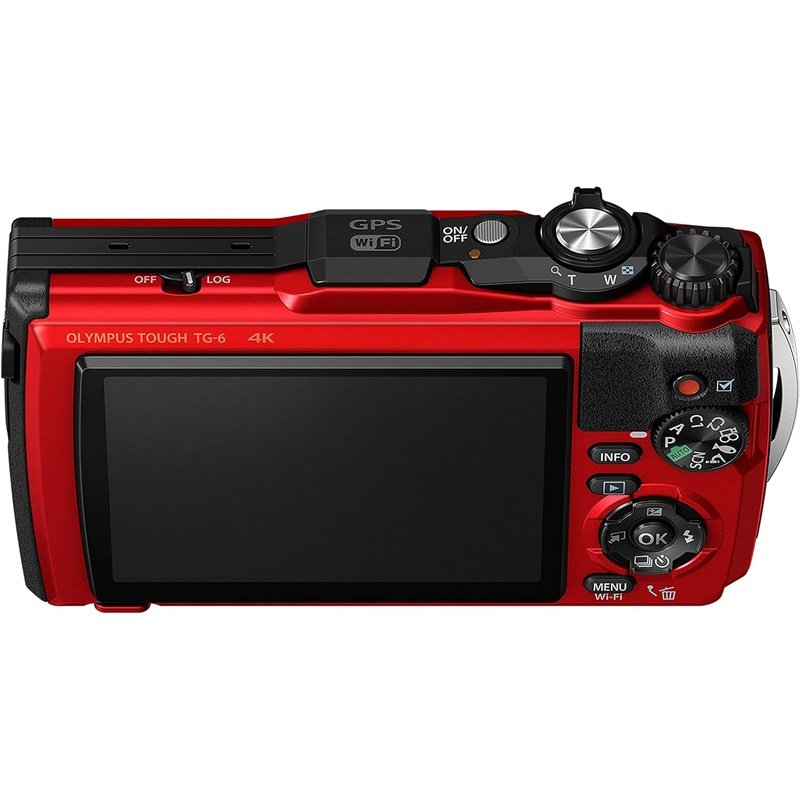 OM System Olympus TG-6 Red Underwater Camera, live for the outdoors