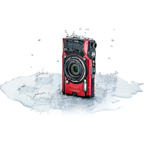 OM System Olympus TG-6 Red Underwater Camera, live for the outdoors