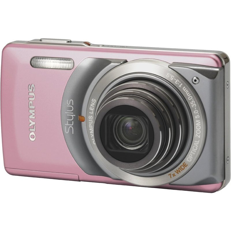 Olympus Stylus 7010 12MP Digital Camera with 7X Dual Image Stabilized Zoom and 2.7 Inch LCD Pink