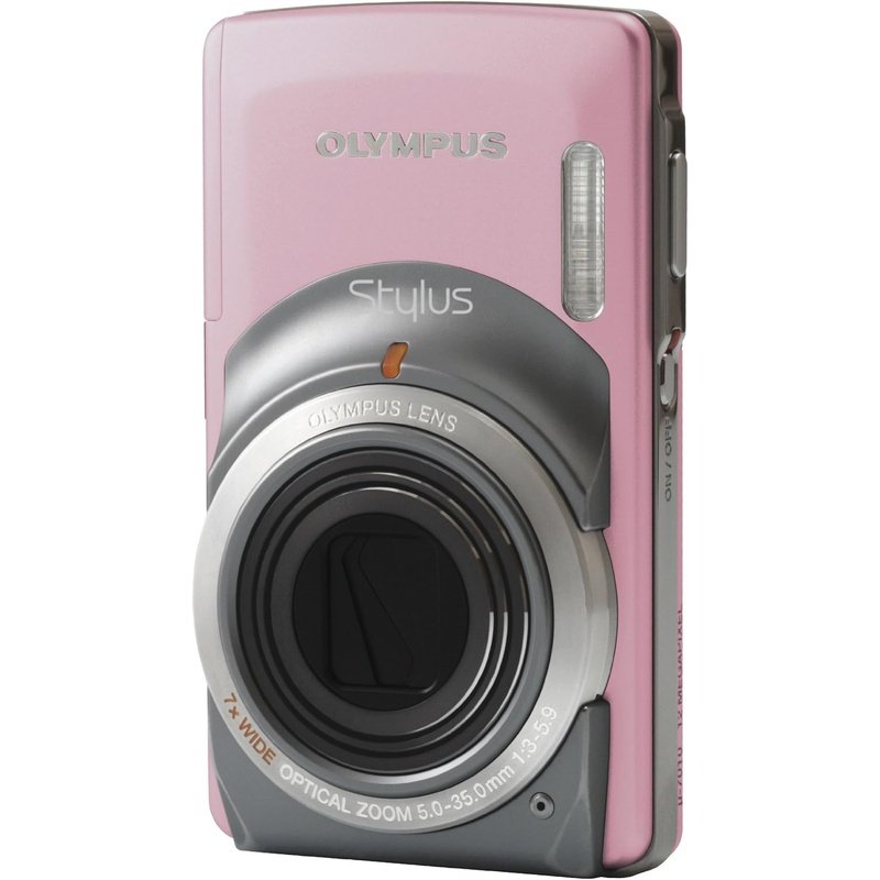 Olympus Stylus 7010 12MP Digital Camera with 7X Dual Image Stabilized Zoom and 2.7 Inch LCD Pink