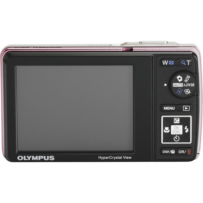 Olympus Stylus 7010 12MP Digital Camera with 7X Dual Image Stabilized Zoom and 2.7 Inch LCD Pink