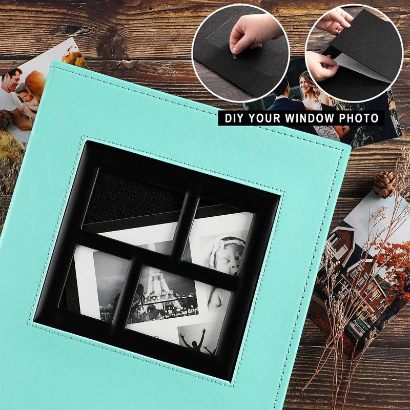 Photo Album 4X6 1000 Pockets Photos Extra Large Capacity Teal