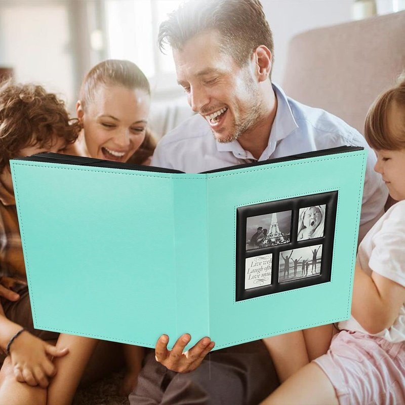 Photo Album 4X6 1000 Pockets Photos Extra Large Capacity Teal