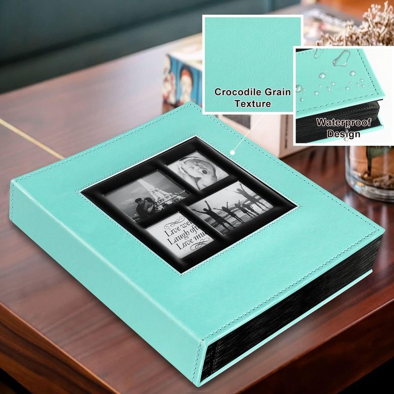 Photo Album 4X6 1000 Pockets Photos Extra Large Capacity Teal