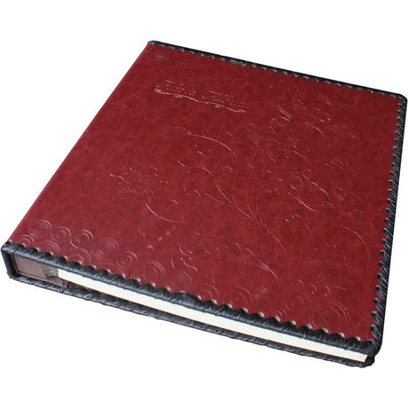 Photo Album Book Family Album, Leather Cover, Holds 3X5, 4X6, 5X7, 6X8, 8X10 Photos