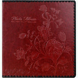 Photo Album Book Family Album, Leather Cover, Holds 3X5, 4X6, 5X7, 6X8, 8X10 Photos