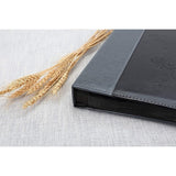 Photo Picture Album 4X6 600 Photos Extra Large Capacity Leather Cover with Black Pages Black