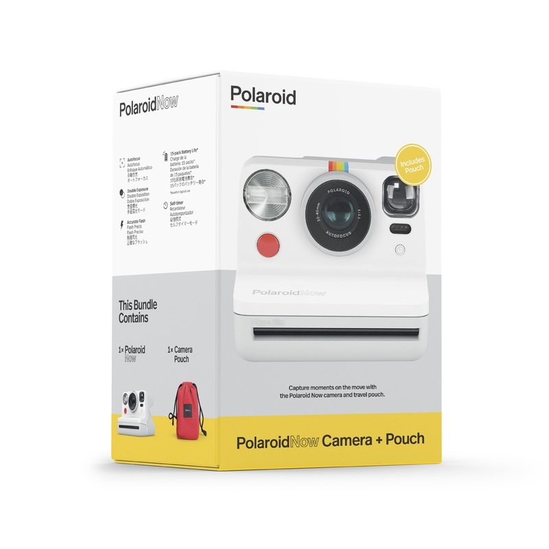 Polaroid Now Camera w/Travel Pouch