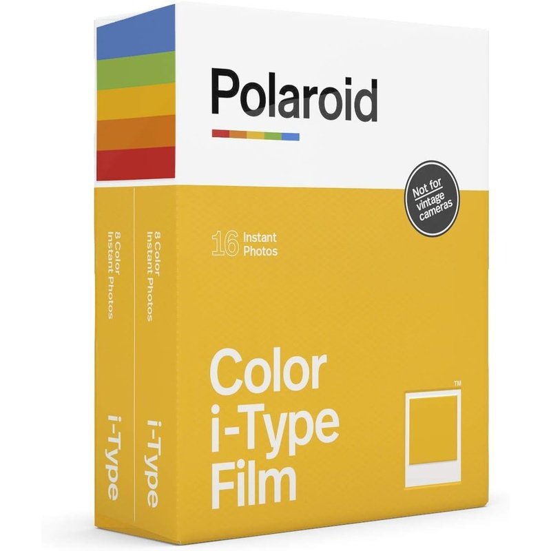 Polaroid Now I-Type Instant Camera and Film Bundle - Everything Box Black 6026