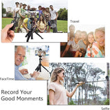 Portable 40 Inch Aluminum Alloy Selfie Stick Tripod w/Wireless Remote