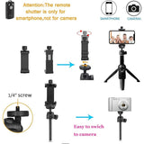 Portable 40 Inch Aluminum Alloy Selfie Stick Tripod w/Wireless Remote