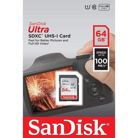 SanDisk 16GB, 32GB, 64GB, or 128GB 10 Pack SD Ultra Memory Cards