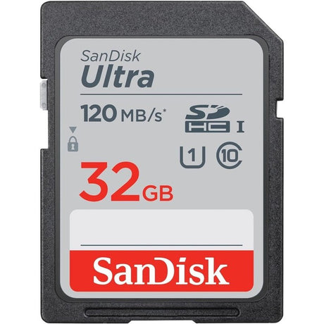 SanDisk 32GB 64GB 128GB 256GB or 512GB SD Ultra SDHC Memory Cards