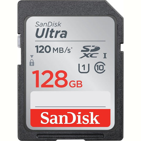 SanDisk 32GB 64GB 128GB 256GB or 512GB SD Ultra SDHC Memory Cards