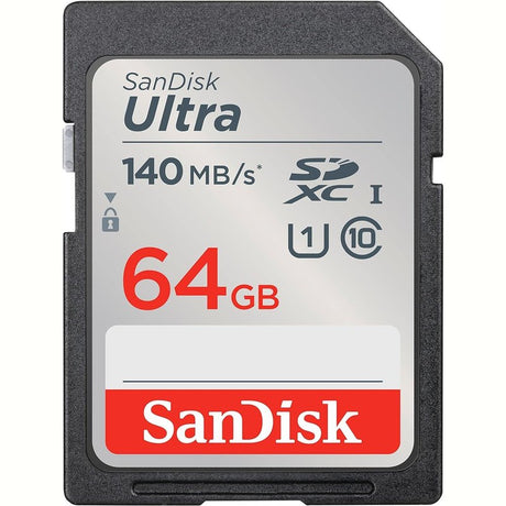 SanDisk 64GB 128GB 256 or 512GB SD Ultra Memory Cards