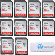 Sandisk 16GB, 32GB, 64GB, or 128GB 10 Pack SD Ultra Memory Cards