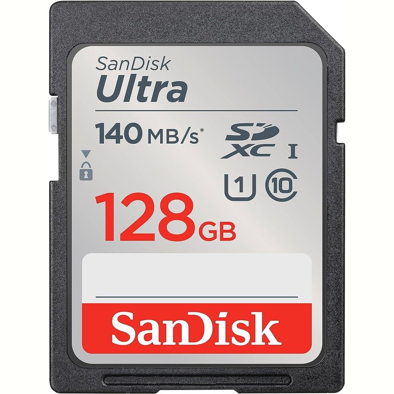 Sandisk 64GB 128GB 256 or 512GB SD Ultra Memory Cards