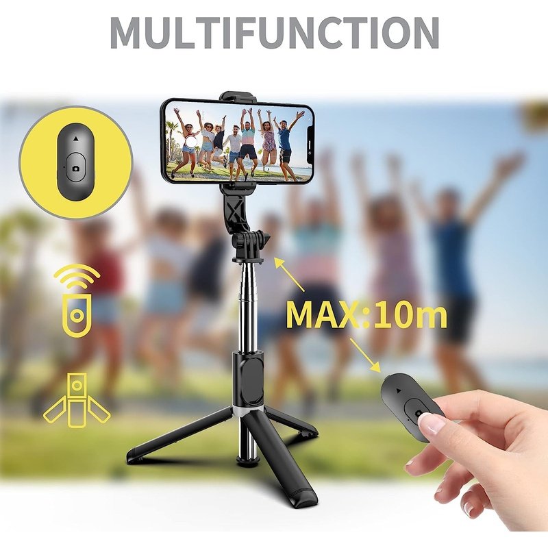 SelfieShow Extendable Selfie Stick with Wireless Remote