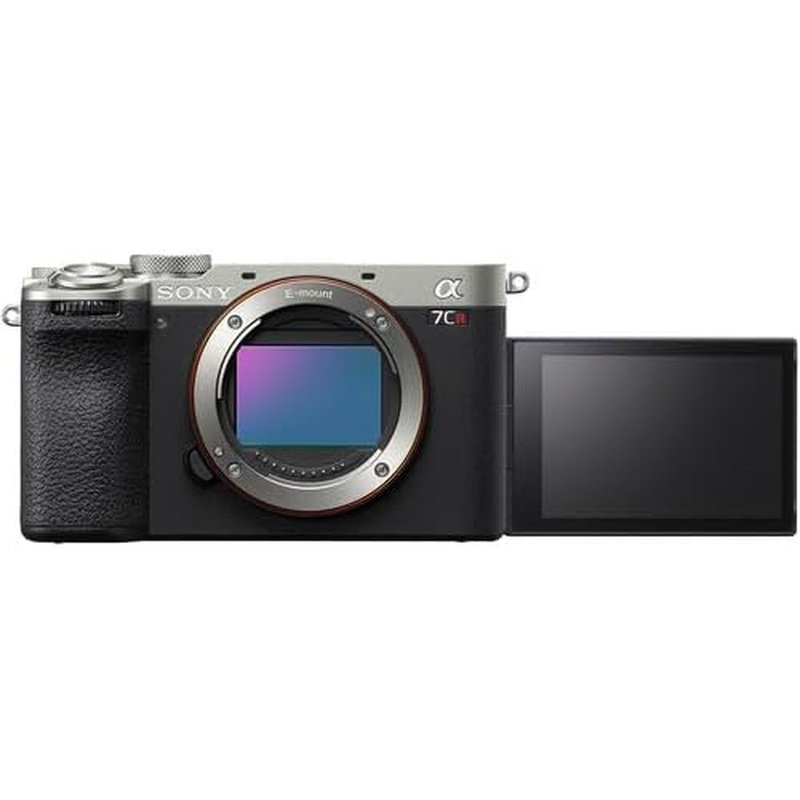 Sony Alpha 7CR Full-Frame Hybrid Camera (Silver) with Accessory Bundle