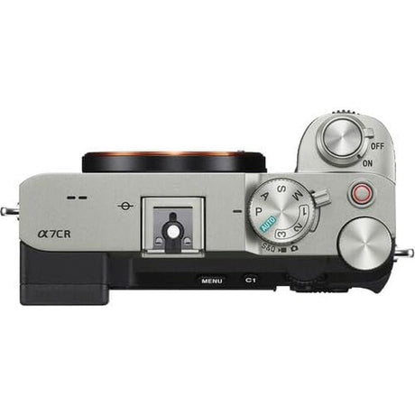 Sony Alpha 7CR Full-Frame Hybrid Camera (Silver) with Accessory Bundle