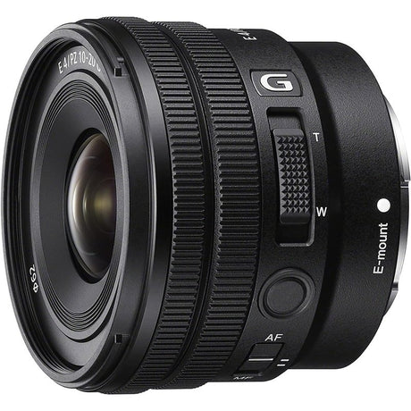 Sony E PZ 10-20mm F4 G APS-C Constant-Aperture Power Zoom G Lens