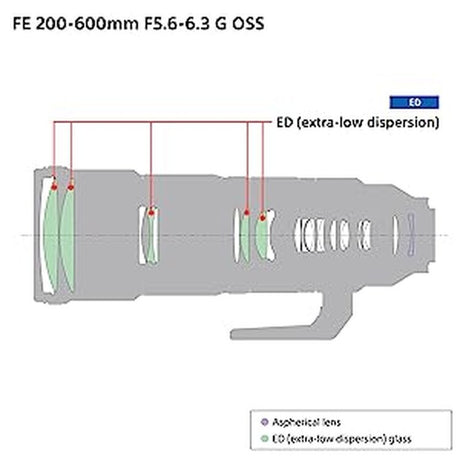 Sony FE 200-600mm F5.6-6.3 G OSS Super Telephoto Zoom Lens SEL200600G